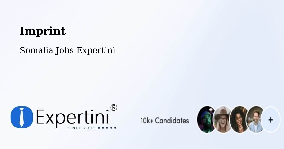 Imprint – Oodweyne - Somalia Jobs Expertini